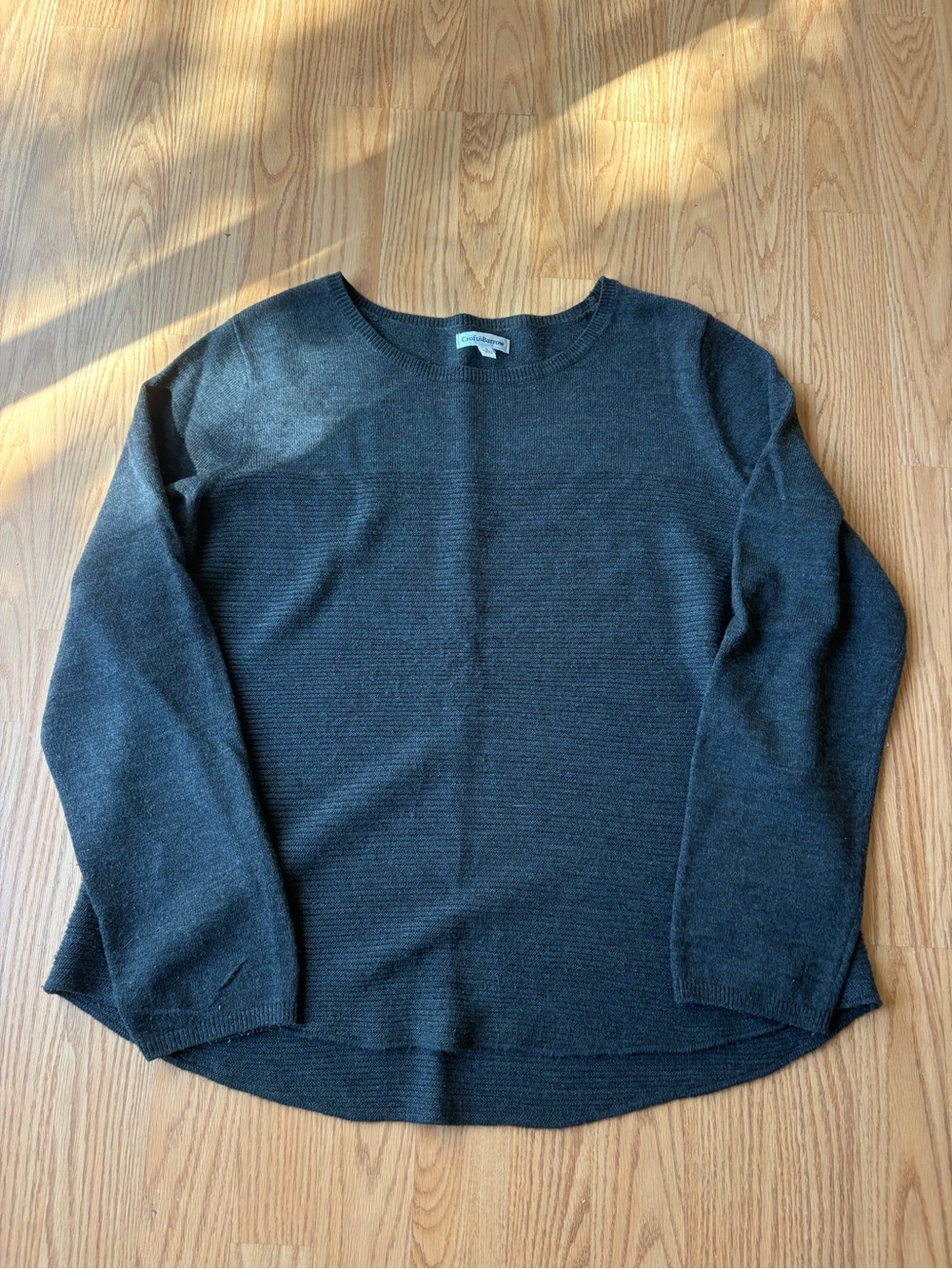 croft & barrow Charcoal Crewneck Sweater
